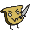 evil toast Slack emoji