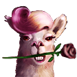 llama romance Slack emoji