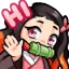 nezuko hi Slack emoji