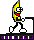 banana treadmill Slack emoji