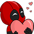 deadpool love Slack emoji