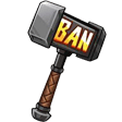 ban hammer Slack emoji