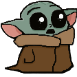 baby yoda wow Slack emoji