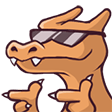 charizard cool Slack emoji