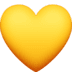 yellow heart Slack emoji
