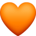 orange heart Slack emoji