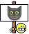cat sign Slack emoji