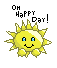 oh happy day sun Slack emoji