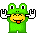 frog costume goofy Slack emoji