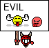 evil sign Slack emoji