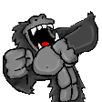 gorilla rage Slack emoji