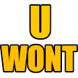 u wont Slack emoji