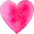 watercolor heart Slack emoji