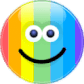 rainbow smile Slack emoji