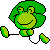 frog walk Slack emoji