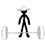 lift weights Slack emoji