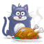 hungry cat Slack emoji