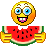 eat watermelon Slack emoji