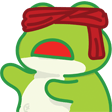 frog blind Slack emoji