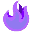 flame purp Slack emoji