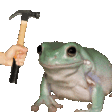 frog bonk Slack emoji