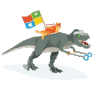 dinocat Slack emoji