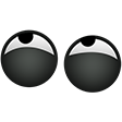 eyes slightly open Slack emoji