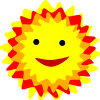 winking sun Slack emoji