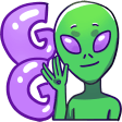 alien gg Slack emoji