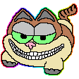 freaky cat Slack emoji