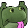 yay frog tongue Slack emoji