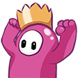 fallguy crown Slack emoji