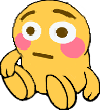 flushed sit Slack emoji
