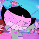 powerpuff celebrate Slack emoji