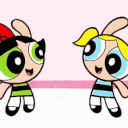 powerpuff high five Slack emoji