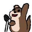 otter mic Slack emoji