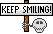 keep smiling Slack emoji