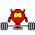 devil lift weights Slack emoji