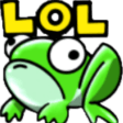 frog lol Slack emoji