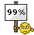 angry sign 99 percent Slack emoji