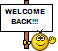 welcome back Slack emoji