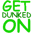 get dunked on Slack emoji