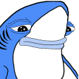 feels shark man Slack emoji