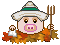 autumn pig Slack emoji