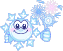 snowflake with bouquet Slack emoji