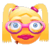 nerdy girl Slack emoji