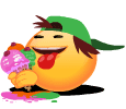 ice cream lick Slack emoji