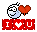 i heart u Slack emoji