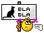 girl bla bla Slack emoji