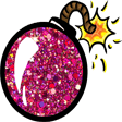 glitter bomb Slack emoji